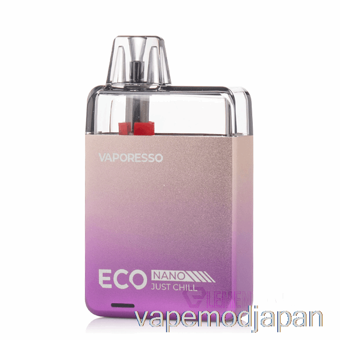 VAPE JAPAN ヴェポレッソ エコ ナノポッドシステム スパークリングパープル